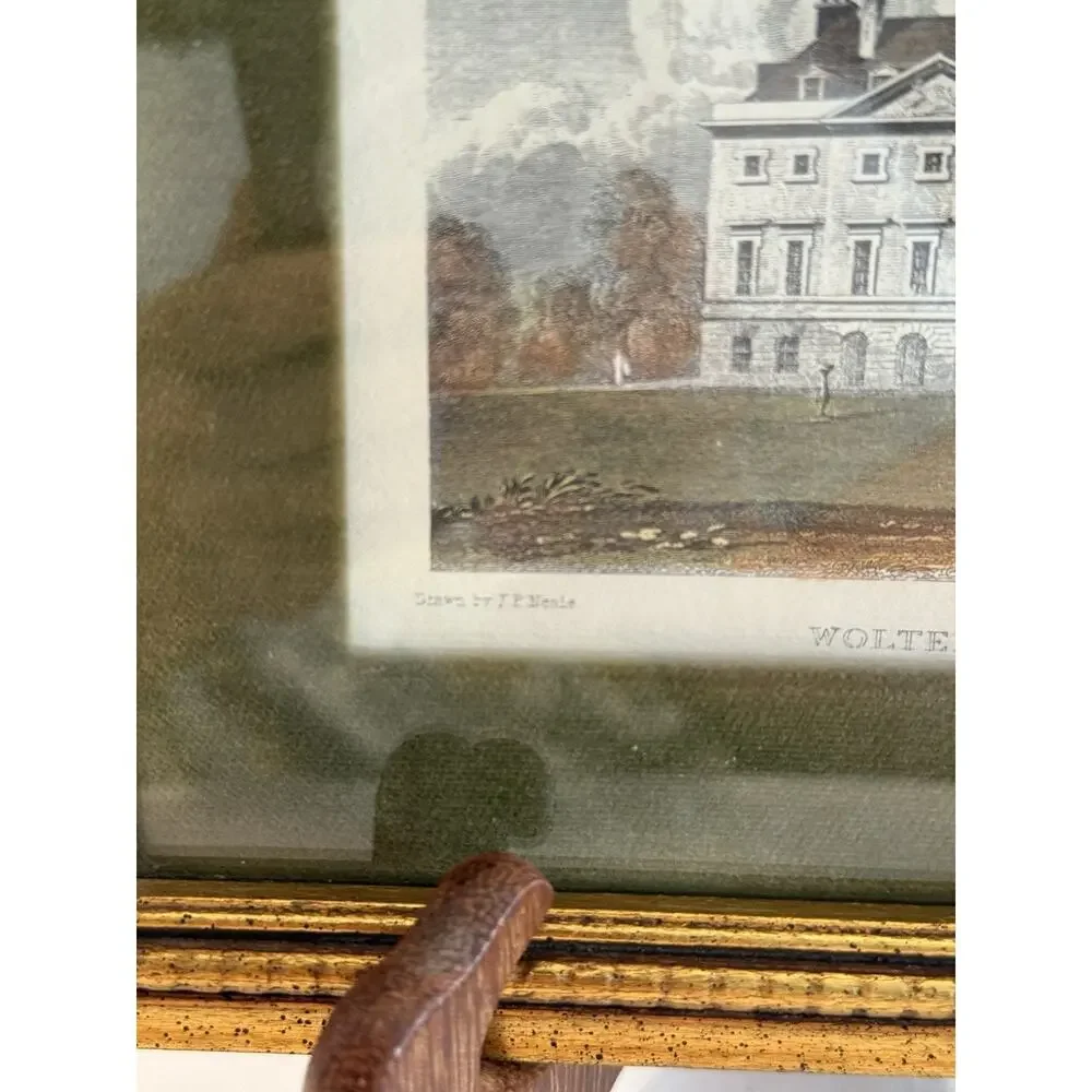 J.P. Neale Wolverton Hall Topographical Print Norfolk England